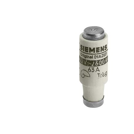 5SD8004 - 5SD8004 SIEMENS DIAZED fuse link 690 V for cable and line protection Operating class gG Size DIII, E33, 4 A