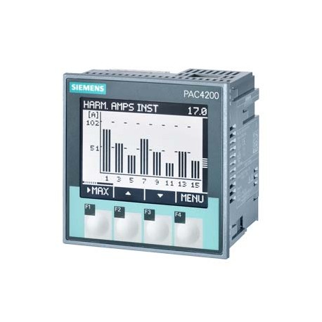 7KM4211-1BA00-3AA0 - 7KM4211-1BA00-3AA0 SIEMENS SENTRON, measuring device, 7KM PAC4200, LCD, L-L: 500 V, L-N: 289 V, 5 A, 3-phase..
