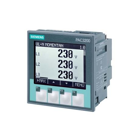 7KM2112-0BA00-2AA0 - 7KM2112-0BA00-2AA0 SIEMENS SENTRON, measuring device, 7KM PAC3200, LCD, L-L: 690 V, L-N: 400 V, 5 A, 3-phase..
