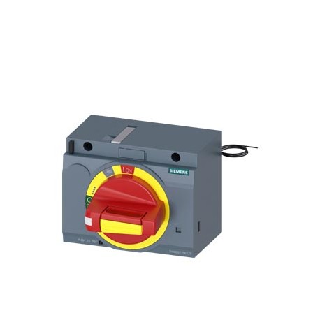 3VA9267-0EK27 - 3VA9267-0EK27 SIEMENS front mounted rotary operator emergency-off with door interlock IEC IP30/40 24V DC lig..