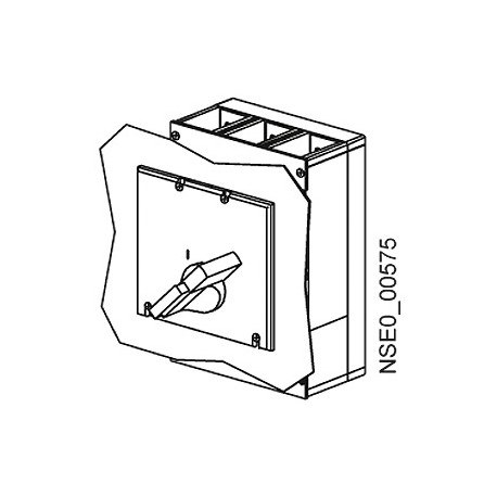 3VL9300-8BD00 - 3VL9300-8BD00 SIEMENS accessory for VL160X, VL160, VL250, masking frame for door cut-out IP40, for fixed/plu..