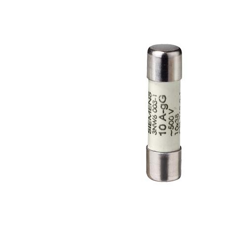 3NW6008-1 - 3NW6008-1 SIEMENS SENTRON, cylindrical fuse link, 10 x 38 mm, 8 A, gG, Un AC: 500 V
