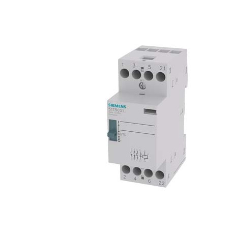 5TT5831-8 - 5TT5831-8 SIEMENS INSTA contactor 0/1-automatic with 3 NO contacts and 1 NC contact Contact for 230 V AC, 40..