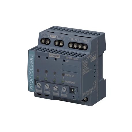 6EP1961-2BA41 - 6EP1961-2BA41 SIEMENS SITOP PSE200U 10 A Selectivity module 4-channel input: 24 V DC/40 A output: 24 V DC/4x..