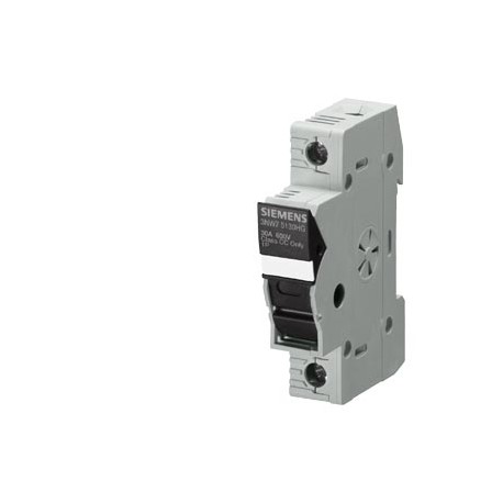 3NW7513-0HG - 3NW7513-0HG SIEMENS SENTRON, fuse holder, Class CC, 1-pole, In: 30 A, Un AC: 600 V, respect national install..