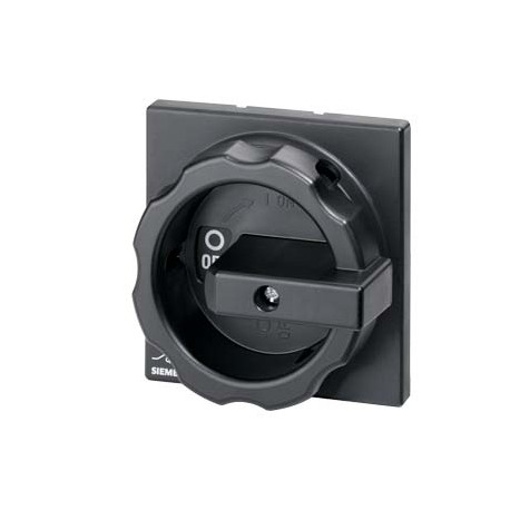 3LD9224-1B - 3LD9224-1B SIEMENS rotary operating mechanism, actuating lever black, for four-hole Front mounting, for 25 A..