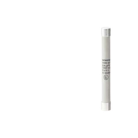 3NW6606-4 - 3NW6606-4 SIEMENS SENTRON, cylindrical fuse link, 10x85 mm, 12 A, gPV, Un DC: 1500 V