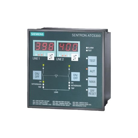 3KC9000-8TL30 - 3KC9000-8TL30 SIEMENS SENTRON ATC 5300 LED 144x144 Transfer control device for control of MCCB, ACB, LBS for..
