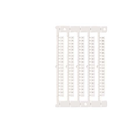 8WA8861-0CF - 8WA8861-0CF SIEMENS inscription label, front, with lightning symbol, vertical, terminal width: 5 mm, H: 7 mm..