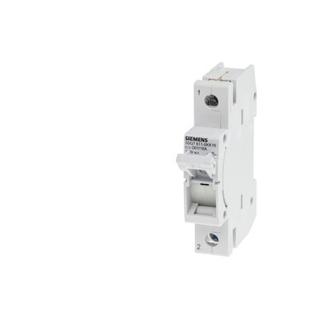 5SG7611-0KK16 - 5SG7611-0KK16 SIEMENS MINIZED, fuse switch disconnector, D01, 1-pole, In: 16 A, Un AC: 230 V