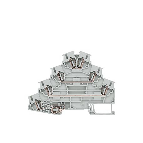 8WH2040-4LF00 - 8WH2040-4LF00 SIEMENS Four-tier motor terminal, with spring-loaded connection, Cross section: 0.08-2.5 mm2, ..