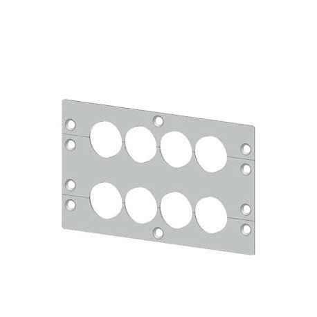 8PQ2300-0BA03 - 8PQ2300-0BA03 SIEMENS SIKUS/SIVACON Flange for roof, Floor panel with perforation 8x 38 mm