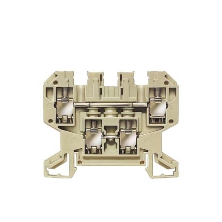 8WA1011-2DG11 - 8WA1011-2DG11 SIEMENS Two-tier terminal thermoplast Screw terminal on both sides 2-pole, beige, 6.5mm, Sz. 4..
