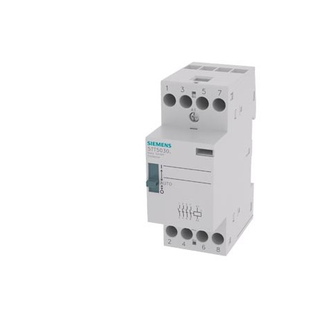 5TT5030-8 - 5TT5030-8 SIEMENS INSTA contactor 0/1-automatic with 4 NO contacts Contact for 230 V AC, 400V 25A Control AC..