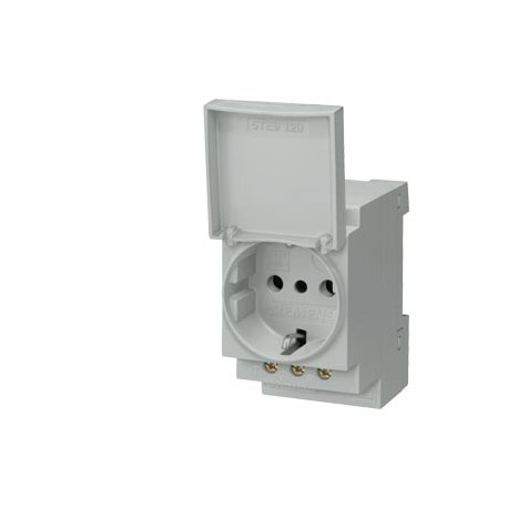 5TE6802 - 5TE6802 SIEMENS Socket outlet 16 A with cover, without approval according to DIN VDE 0620 and CEI 23-5 for i..