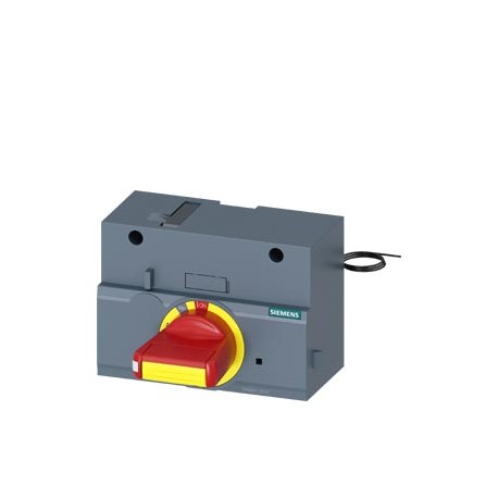 3VA9257-0EK27 - 3VA9257-0EK27 SIEMENS front mounted rotary operator emergency-off with door interlock IEC IP30/40 24V DC lig..