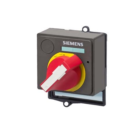 3VL9400-3HC00 - 3VL9400-3HC00 SIEMENS accessory for VL400, front mounted rotary operator EMERGENCY-OFF, red/yellow