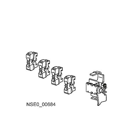 3VL9800-2AE00 - 3VL9800-2AE00 SIEMENS accessory for VL630, VL800, VL1250, VL1600 auxiliary/alarm switch kit 2 HS (1NO+1NC)+1..