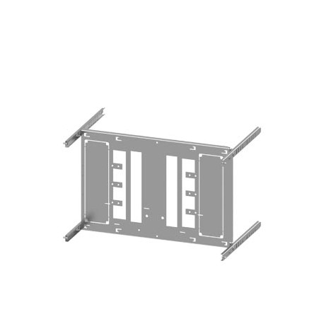 8PQ6000-3BA10 - 8PQ6000-3BA10 SIEMENS SIVACON S4 mounting plate 3VL5 up to 630A 4-pole fixed plug withdrawable H: 350mm W: 6..
