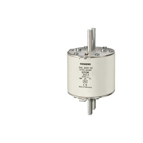 3NC2425-0C - 3NC2425-0C SIEMENS SITOR fuse link, with slotted blade contacts, NH3, In: 200 A, gR, Un AC: 500 V, Un DC: 44..
