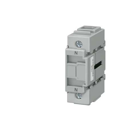 3LD9220-2B - 3LD9220-2B SIEMENS Neutral conductor/PE terminal, continuous, for Front mounting, Up to 32 A, accessory for ..