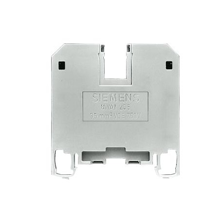 8WA1205 - 8WA1205 SIEMENS Through-type terminal thermoplast Screw terminal on both sides Single terminal 16 mm, Sz. 35
