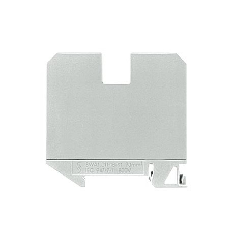 8WA1206 - 8WA1206 SIEMENS Through-type terminal thermoplast Screw terminal on both sides Single terminal 25 mm, Sz. 70