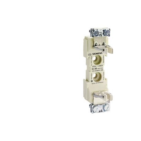 3NH3032 - 3NH3032 SIEMENS LV HRC fuse base Sz. 00, 1-pole 160 A 690 V (1000 V) Saddle-type connector, 6 x 70 mm2