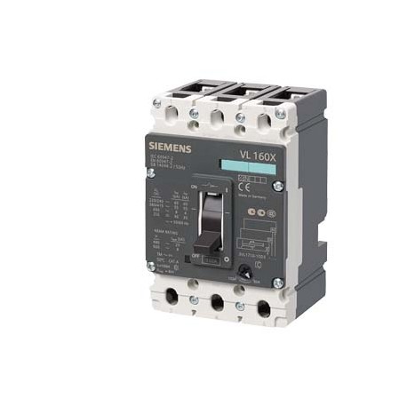 3VL1710-2DD33-0AA0 - 3VL1710-2DD33-0AA0 SIEMENS circuit breaker VL160X H high breaking capacity Icu 70kA, 415V AC 3-pole, line pr..