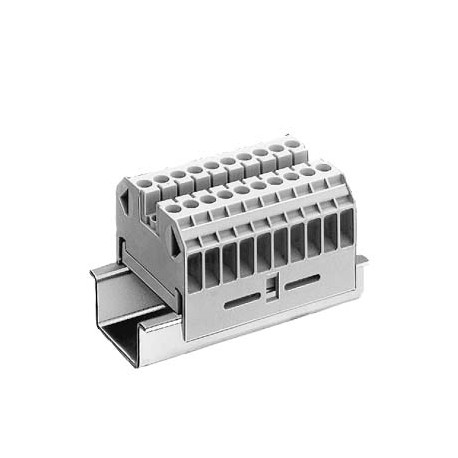 8WA1011-0DF22 - 8WA1011-0DF22 SIEMENS Through-type terminal thermoplast Screw terminal on both sides Terminal block 10-pole,..