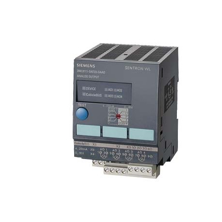 3WL9111-0AT23-0AA0 - 3WL9111-0AT23-0AA0 SIEMENS accessories circuit breaker 3WL analog output module can be connected to cubicle ..
