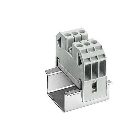 8WA1011-3DF21 - 8WA1011-3DF21 SIEMENS Through-type terminal thermoplast Screw terminal on both sides Terminal block 3-pole, ..