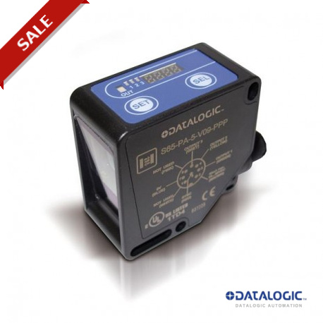 S65-PA-5-W09-NH - S65-PA-5-W09-NH 954201000 DATALOGIC S65-PA-5-W09-NH Contrast sensor plastic axial npn ext teach M12