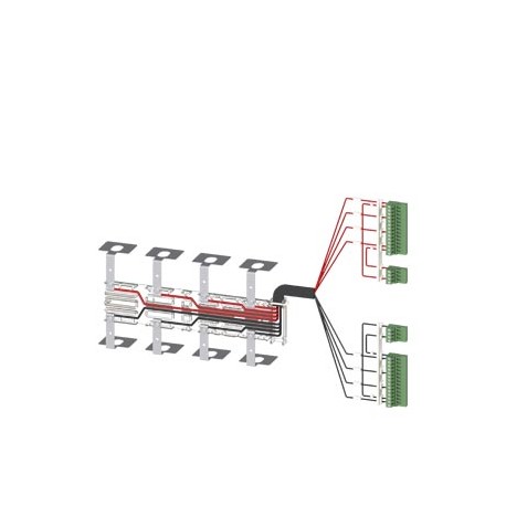 3KC9830-3 - 3KC9830-3 SIEMENS Accessory for 3KC8 Power supply cable for connection at the bottom 4-pole for 630 A contai..