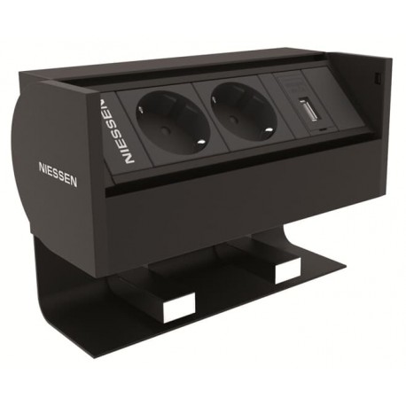 2CLA292201T1801 - 2CLA292201T1801 T2922.01 AN NIESSEN Connection Cover 90 ° 2BE+1USBC AN