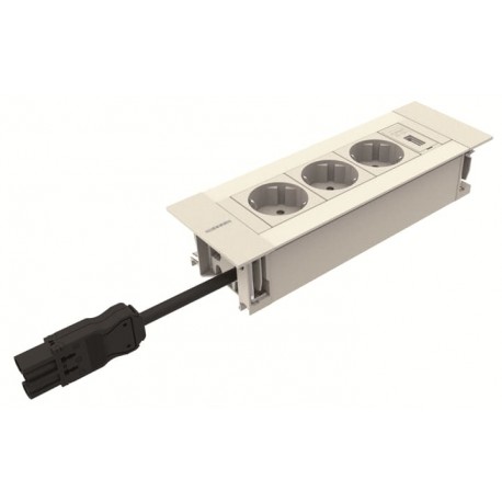 2CLA263301T1101 - 2CLA263301T1101 T2633.01 BL NIESSEN Connection Recessed 3BE+1USBC BL