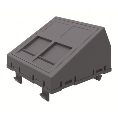 2CLA204822T1801 - 2CLA204822T1801 T2048.22 AN NIESSEN Cap Keystone 45 ° c/pers 2RJ45 2M W