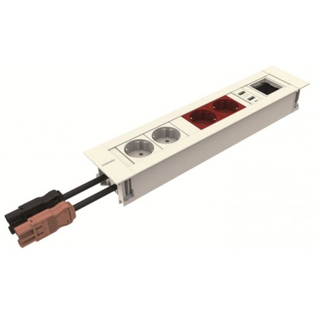 2CLA265422T1101 - 2CLA265422T1101 T2654.22 BL NIESSEN Connection Recessed 2+2BE+1H+2USBC BL