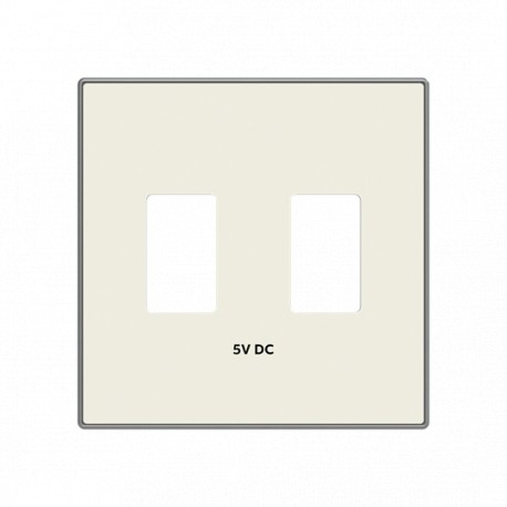 2CLA858530A1101 - 2CLA858530A1101 8585.3 BL NIESSEN Cover charger dual USB BL