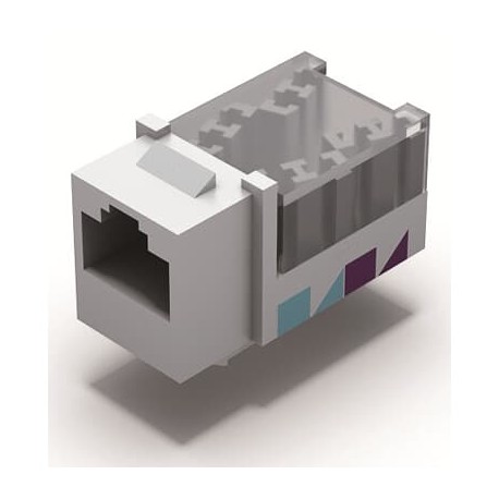 2CLA204600T1001 - 2CLA204600T1001 T2046 NIESSEN Connector Keystone RJ45 Cat6 female