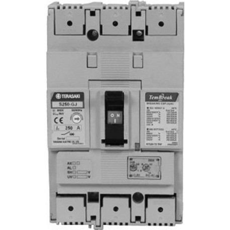 929489 - 929489 TERASAKI E250-SF 4P 125A FC MCCB 25kA Fixed Thermal