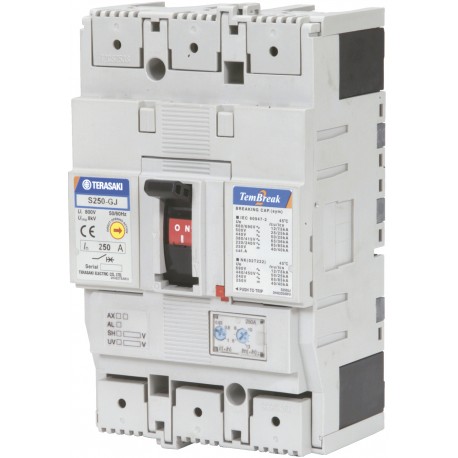 334436 - 334436 TERASAKI S250-ND 4P 250A 600V DC MCCB