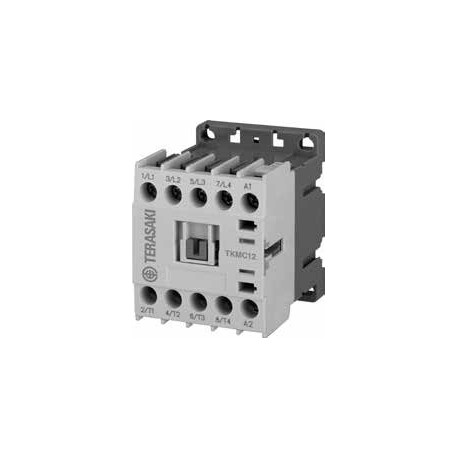 TKMC6* - TKMC6* TERASAKI Minicontactor 6A 3P AC Connection screw cont.aux. + voltage coil