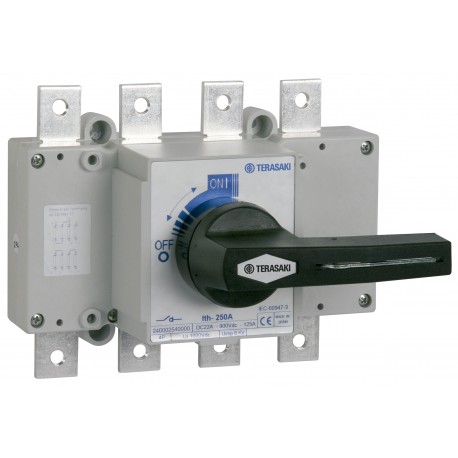 240001640000 - 240001640000 TERASAKI TSP1604 SWITCH 160A 4P pala tamaño 0