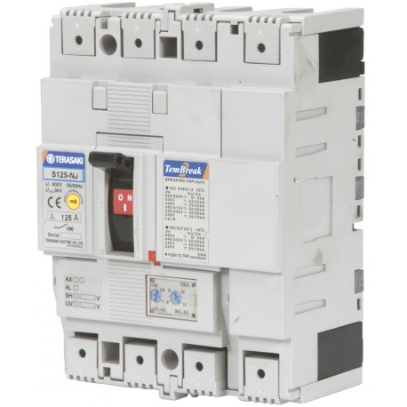 255052 - 255052 TERASAKI S125-NJ 3P 125A FC MCCB Std Type