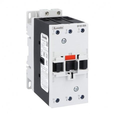 BF4000A02460 - BF4000A02460 LOVATO THREE-POLE CONTACTOR, IEC OPERATING CURRENT IE (AC3) 40A, AC COIL 60HZ, 24VAC