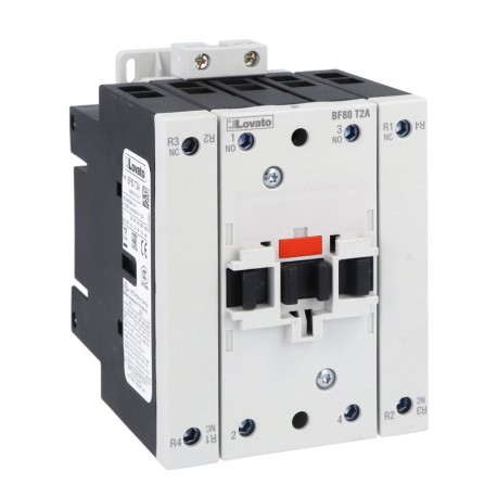 BF80T2A22060 - BF80T2A22060 LOVATO FOUR-POLE CONTACTOR, IEC OPERATING CURRENT ITH (AC1) 115A, AC COIL 60HZ, 220VAC
