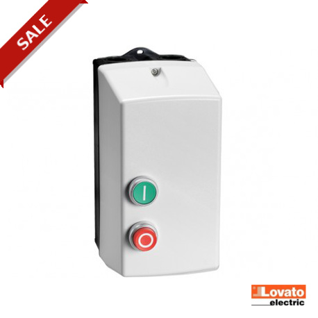 M2P0251222060B2 - M2P02512230B2 LOVATO ELECTRIC DIRECT-ON-LINE-STARTER, ENCLOSED WITH THERMAL OVERLOAD RELAY, WITH START AND ..