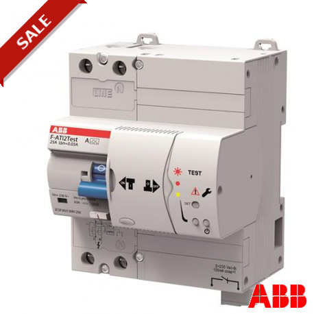 2CSF302130R1630 - FATI2TESTA63/0.03 2CSF302130R1630 ABB F-ATI2Test A-63/0.03 RCD With Automatic Test