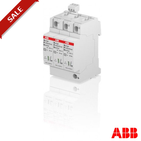 OVRT23L40-600PTSQS - OVRT23L40-600PTSQS 2CTB803883R2700 ABB OVR T2 3L 40-600 P TS QS Surge Protective Device